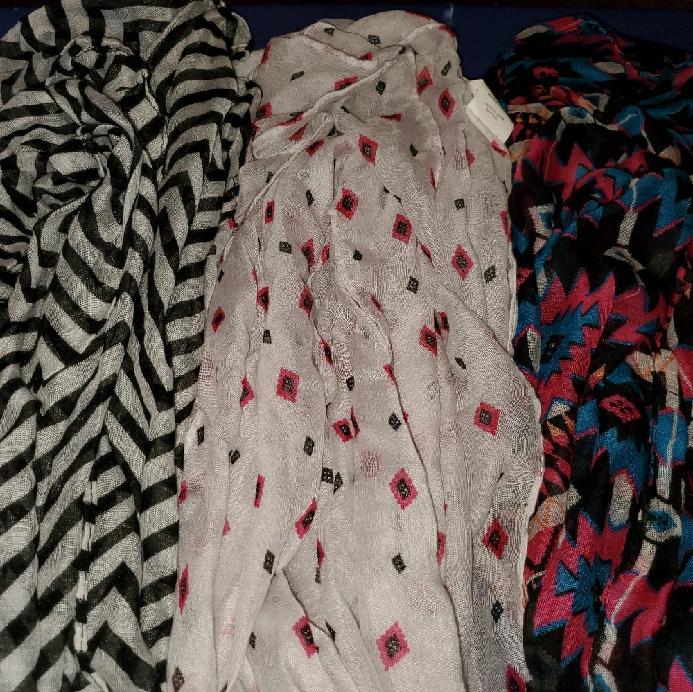 3 piece infinity scarf set